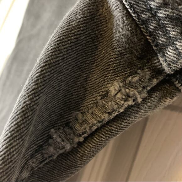 Vintage Guess by Georges Marciano Jeans Gray Zip Ankle 26 - Picture 6 of 11